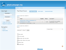 Tablet Screenshot of plush.ampage.org